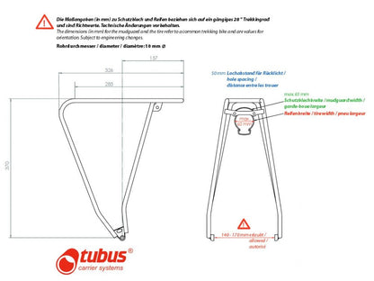 Tubus Vega Evo Pannier Rack