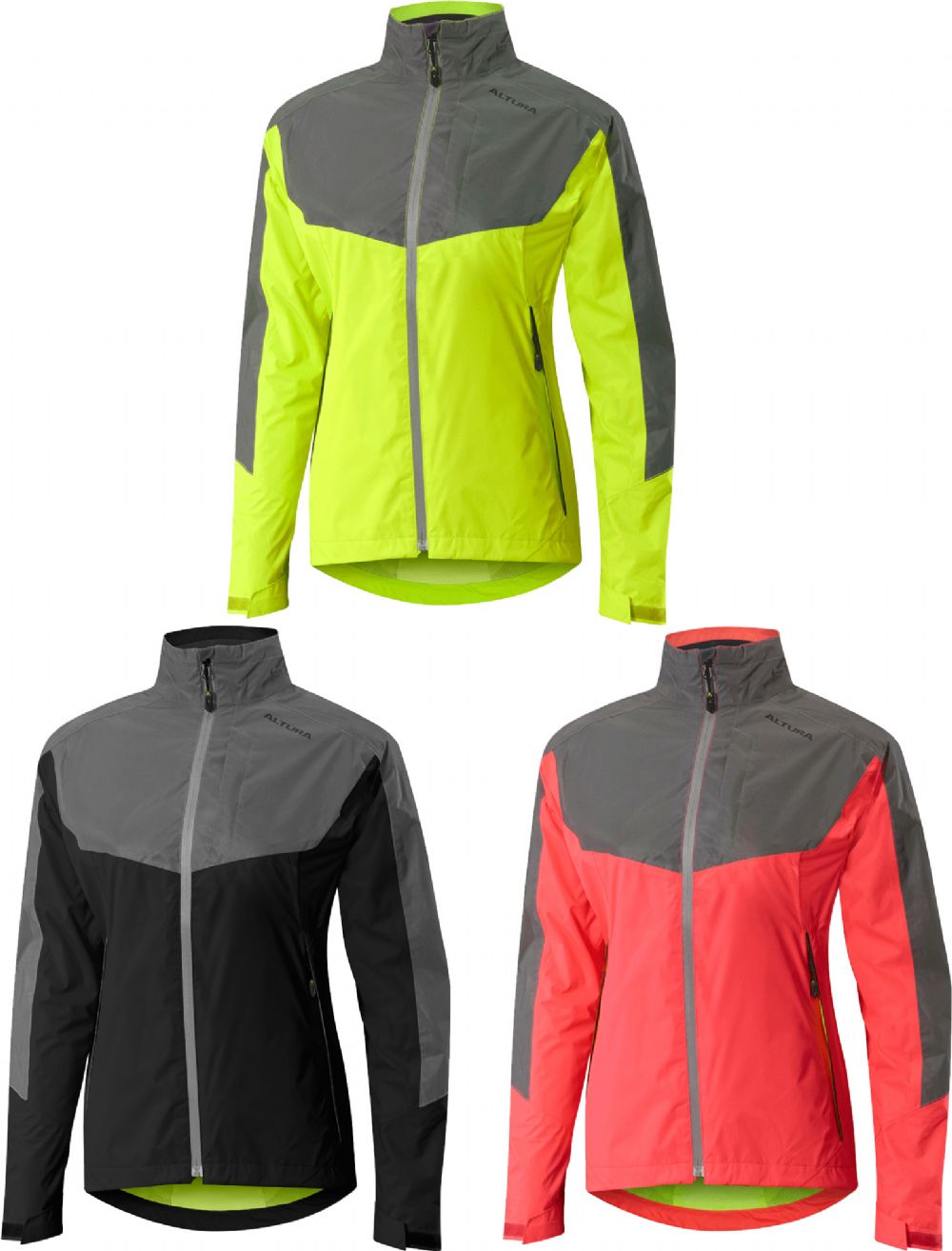 Altura Womens Nv Evo 3 Wp Jkt 2017: Hi-viz Yellow 12