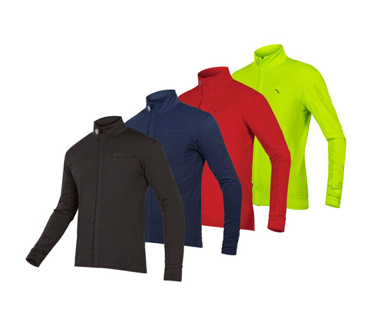 Endura Xtract Roubaix L/S Jersey: Red - XL