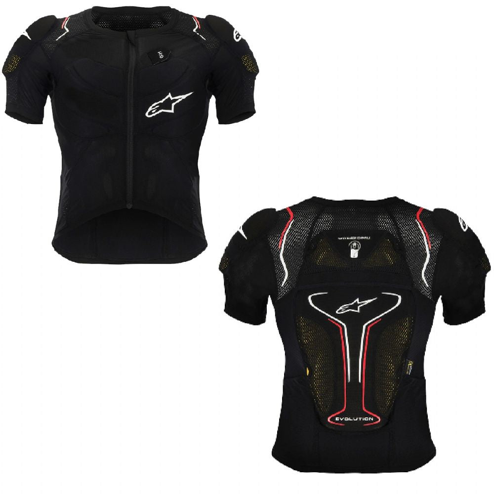 Alpinestars Protection Evolution Jacket 2017: Black/white/red M