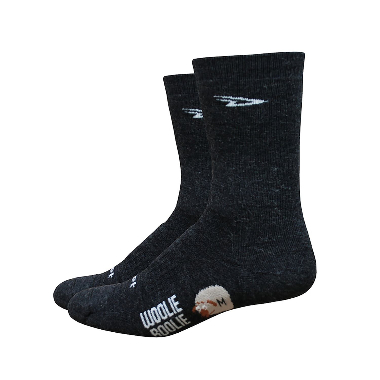 Defeet Woolie Boolie 2 with 6" Cuff in Charcoal LG
