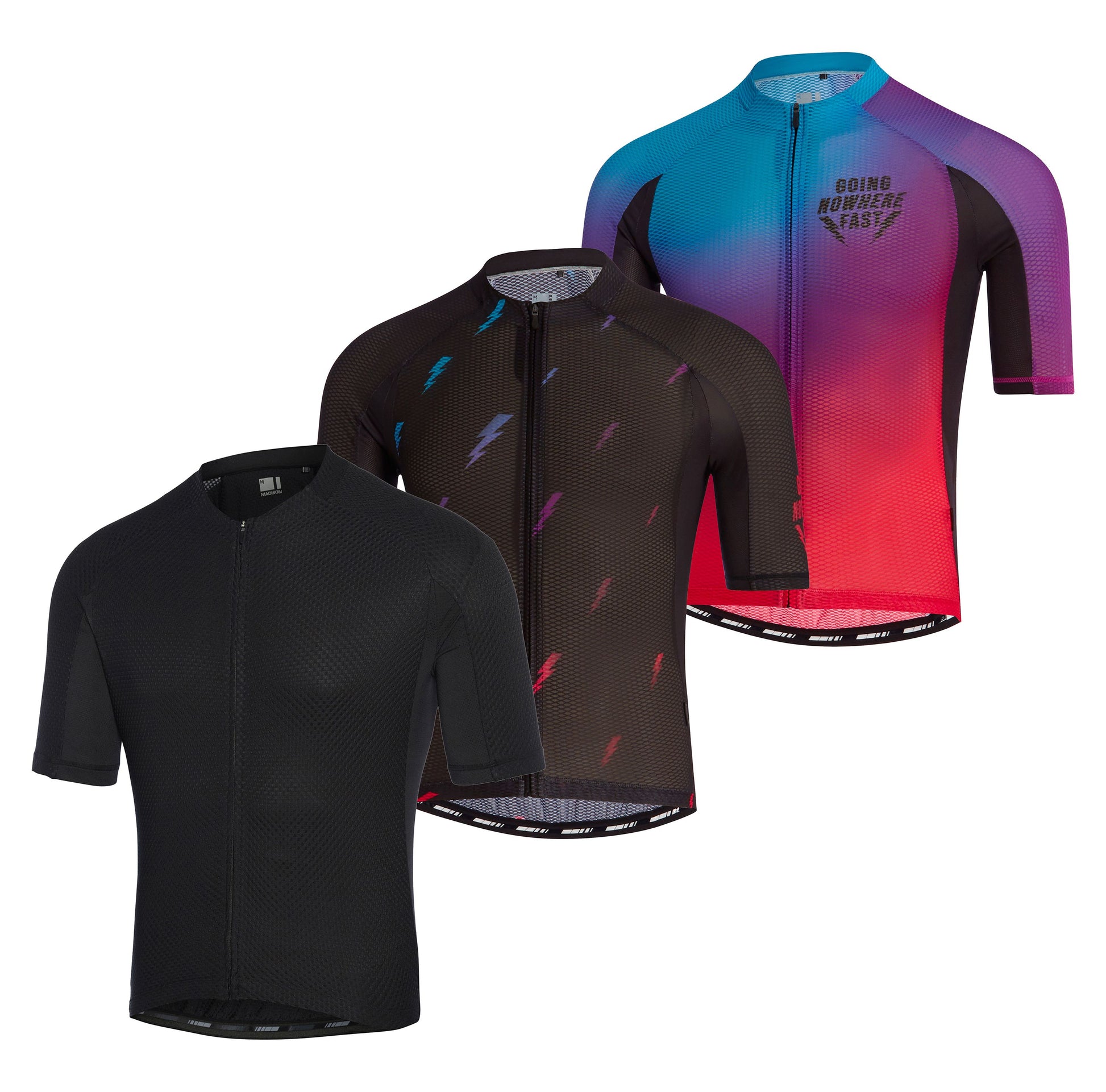 Turbo men's short sleeve jersey, acid fade Medium