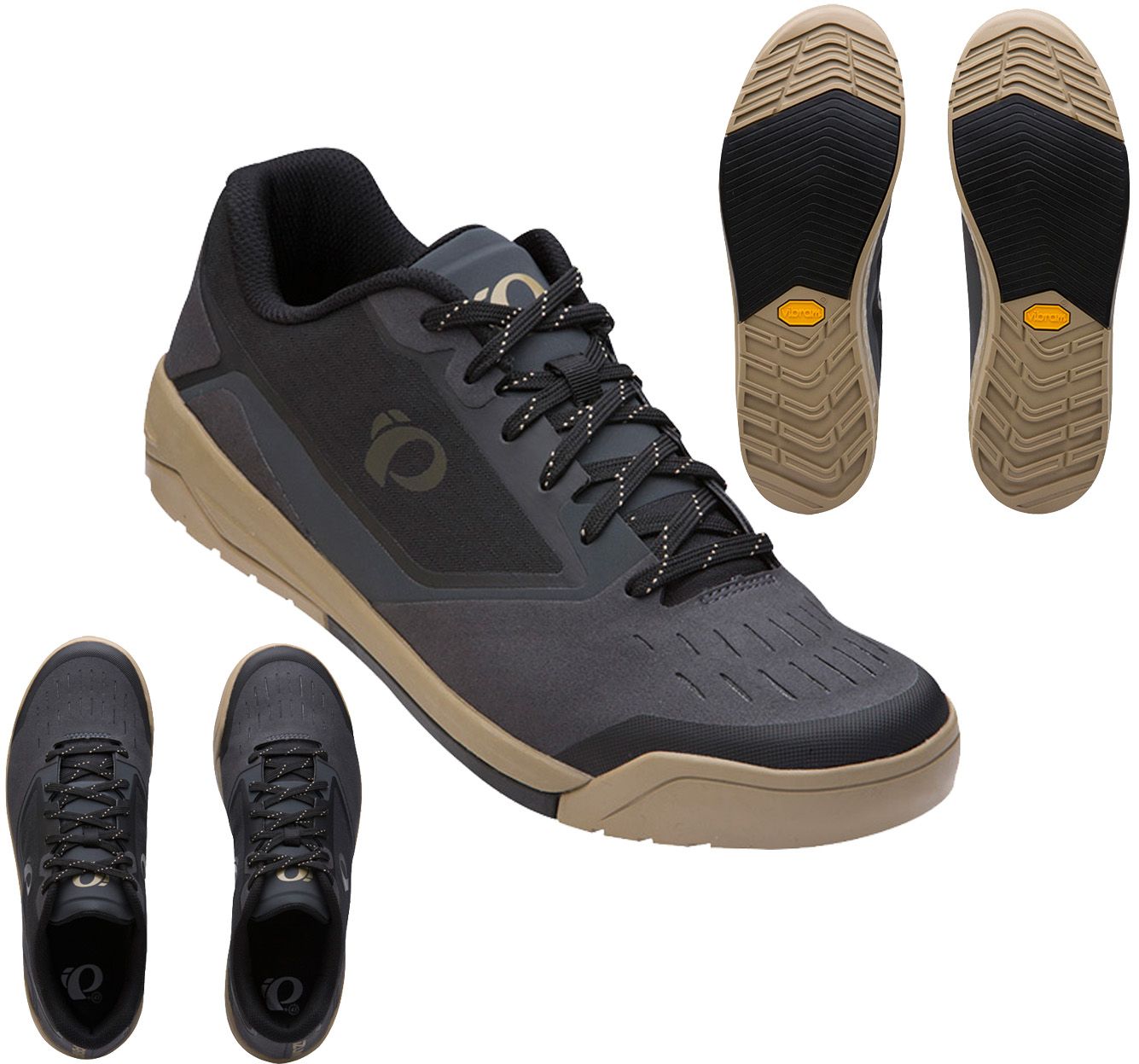 Pearl Izumi X-alp Launch Flat Pedal Mtb Shoes 42 - Black/ Shad