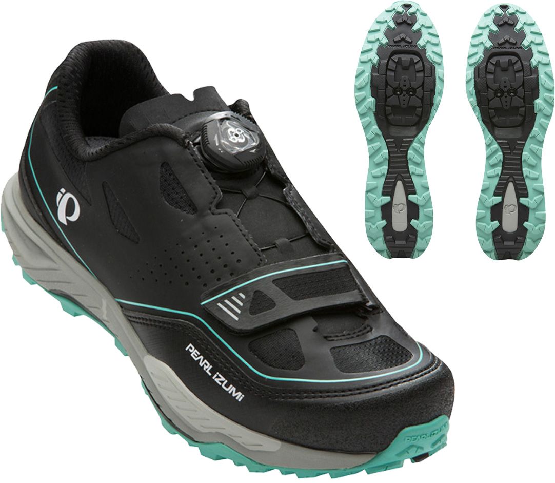 Pearl Izumi Womens X-alp Launch 2 Mtb Spd Shoes 38 - Black/ Gr