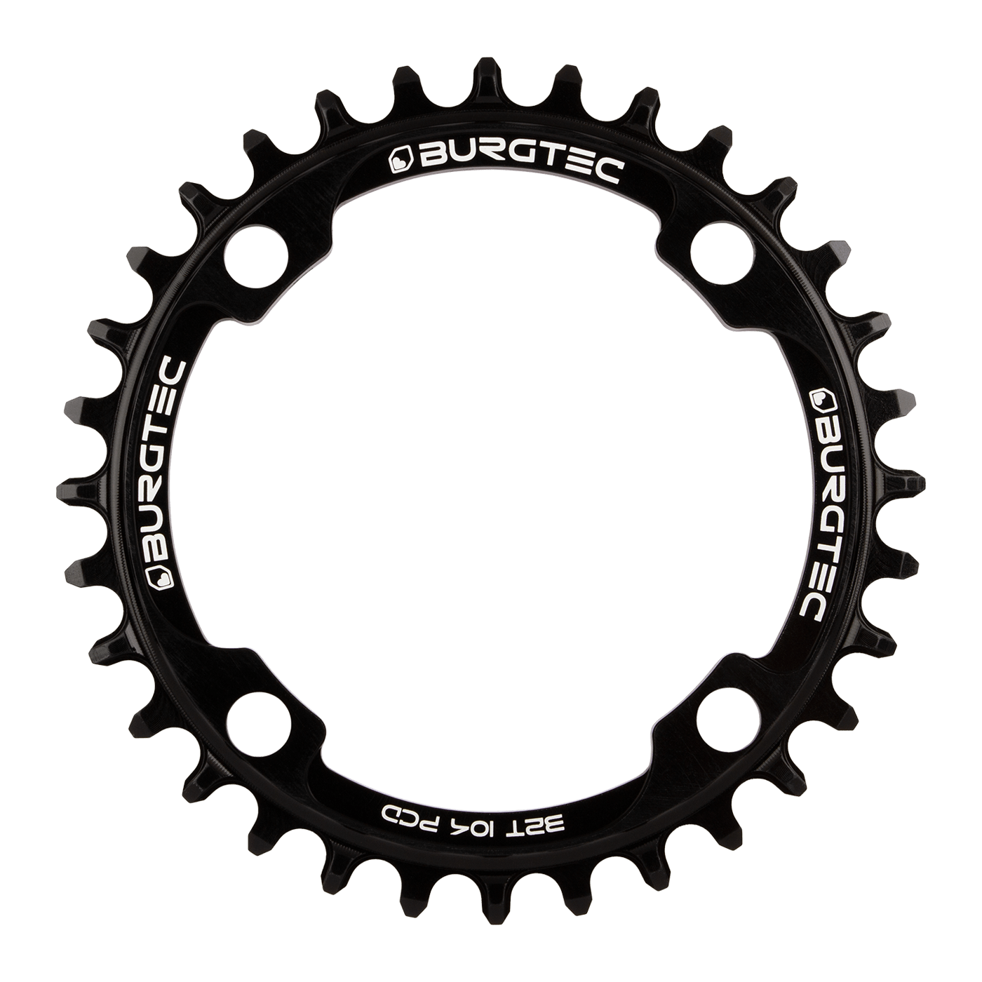 Burgtec 104mm BCD Thick Thin Chainring — view 5