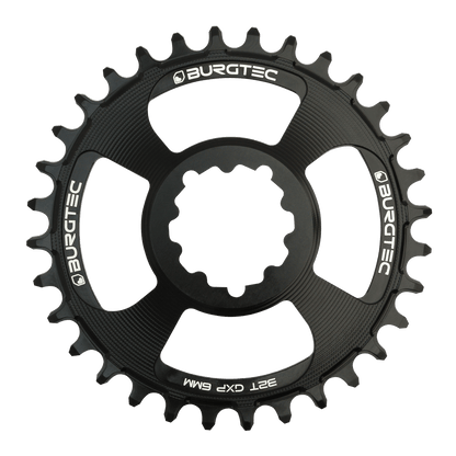 Burgtec 6mm Offset Thick Thin Chainring for SRAM 3-Bolt — view 2