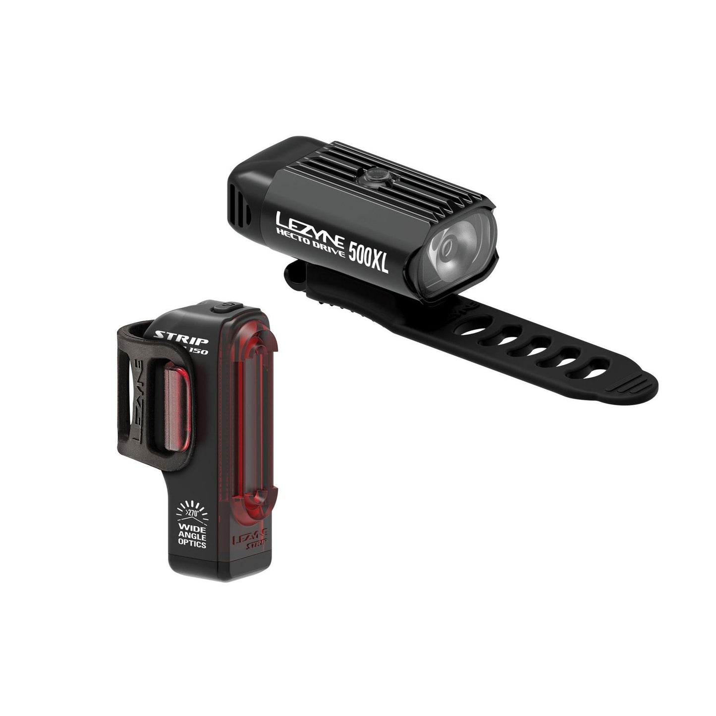 Lezyne - LED - Hecto Drive 500XL/Strip Drive - Pair - Black