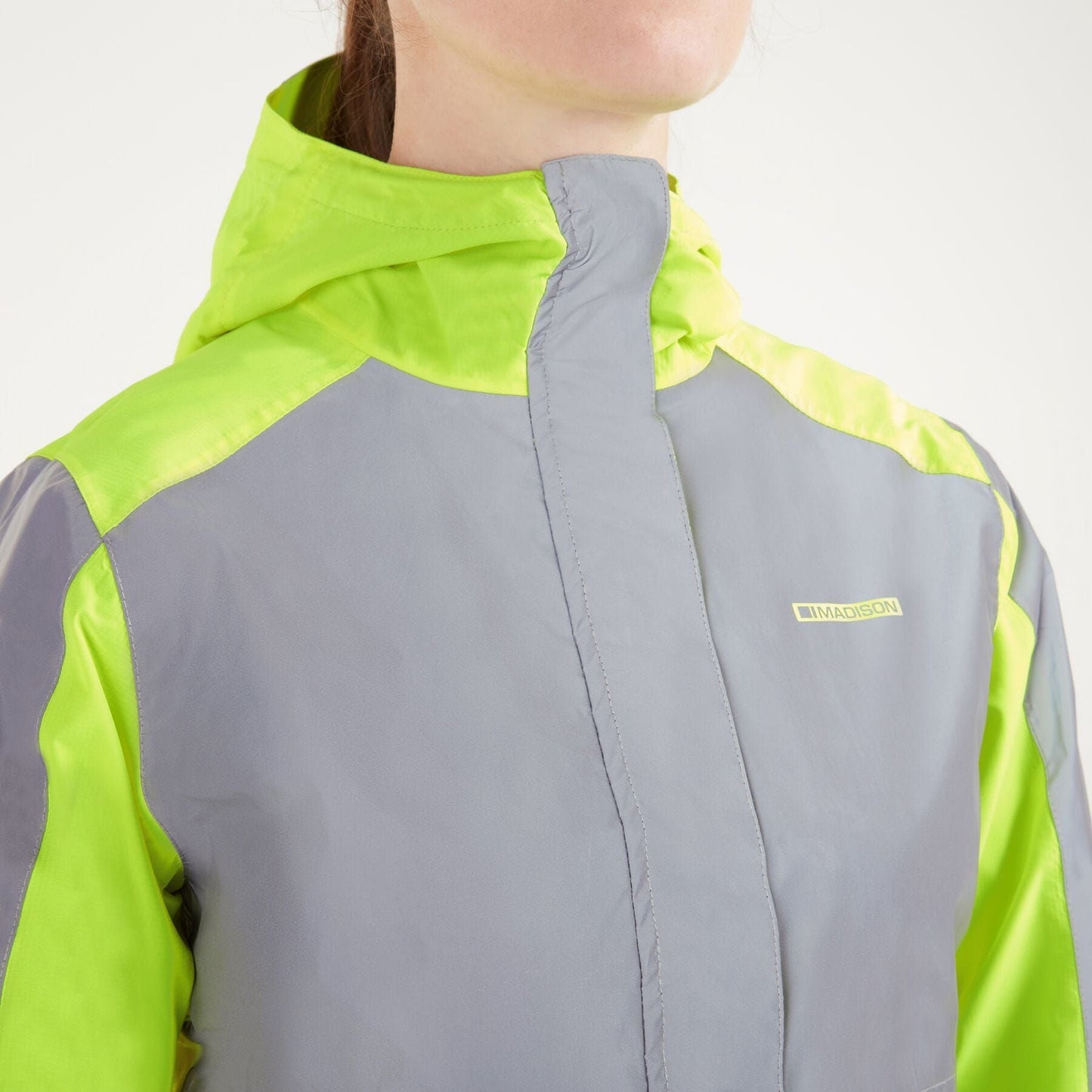 Madison Stellar Fiftyfifty Reflective Womens Waterproof Jacket Size 8 Only