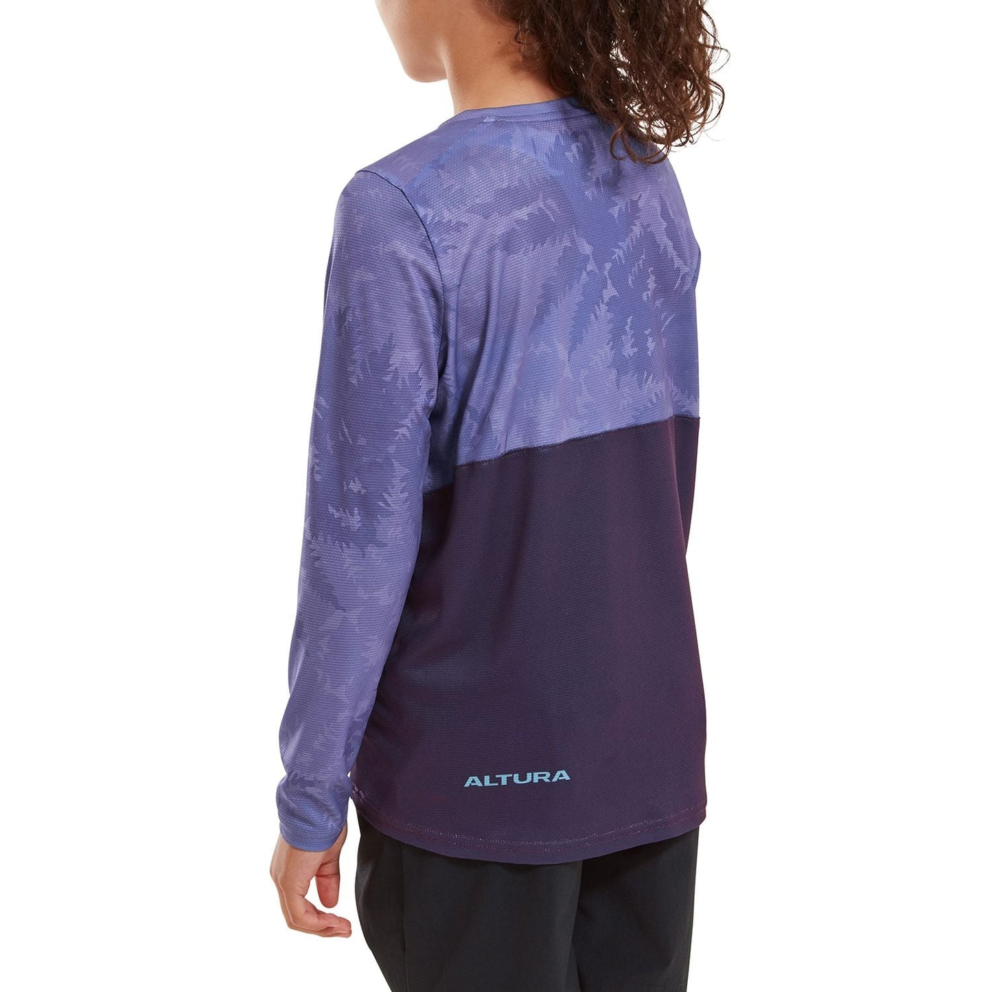 Altura Spark Light Weight Kids Long Sleeve Jersey 2023: PURPLE
