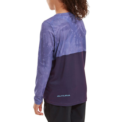 Altura Spark Light Weight Kids Long Sleeve Jersey 2023: PURPLE