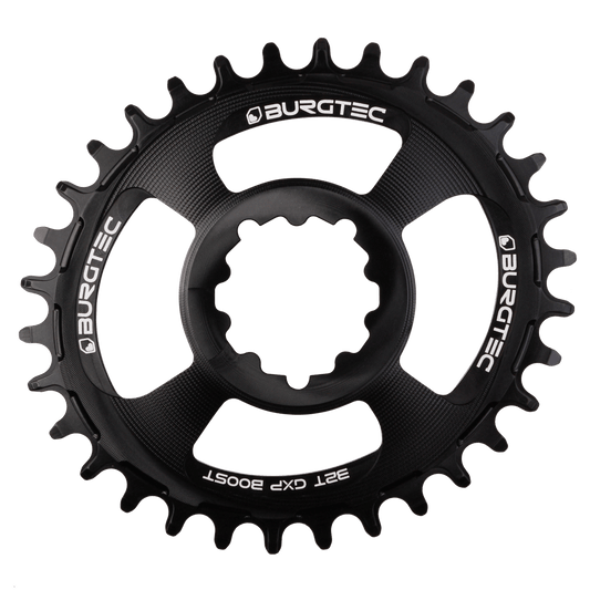 Burgtec Oval 3mm Offset Thick Thin Chainring for SRAM 3-Bolt — view 10