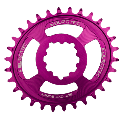 Burgtec Oval 3mm Offset Thick Thin Chainring for SRAM 3-Bolt — view 13