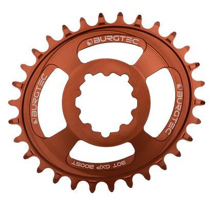 Burgtec Oval 3mm Offset Thick Thin Chainring for SRAM 3-Bolt — view 11