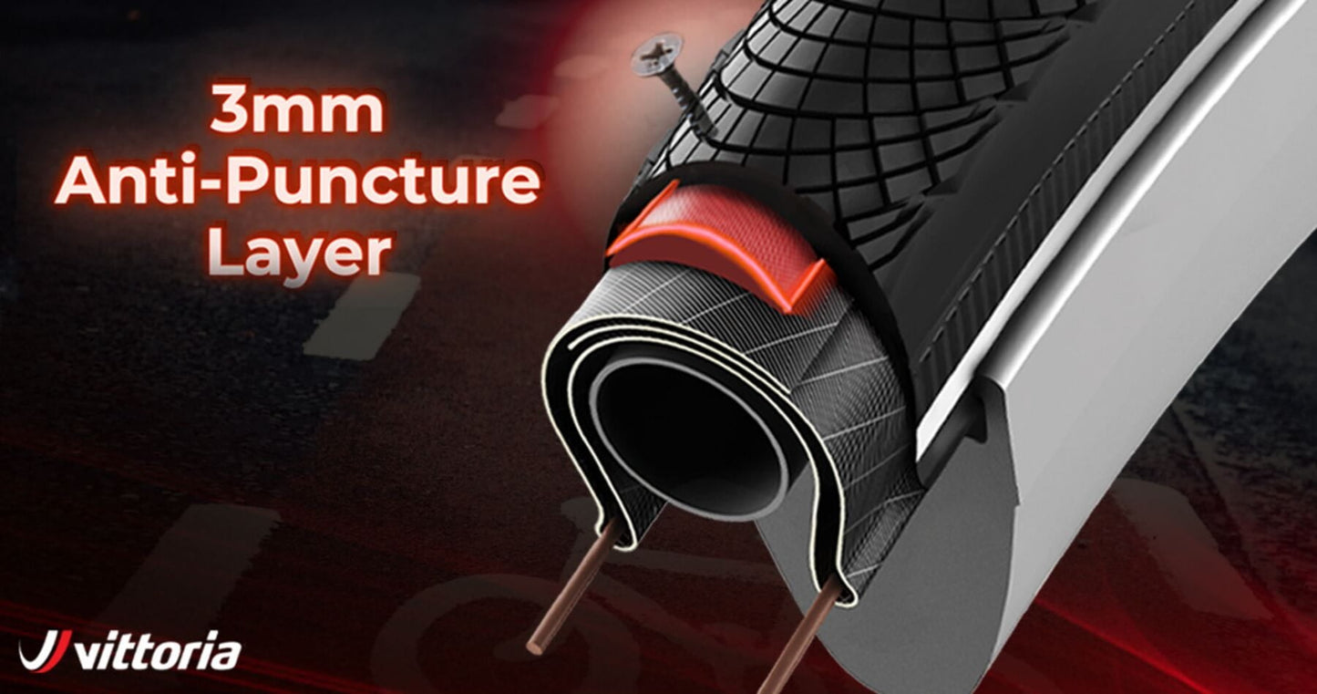 Vittoria Revolution Tech 700x32c Rigid Refl Full Black G2.0 Tyre