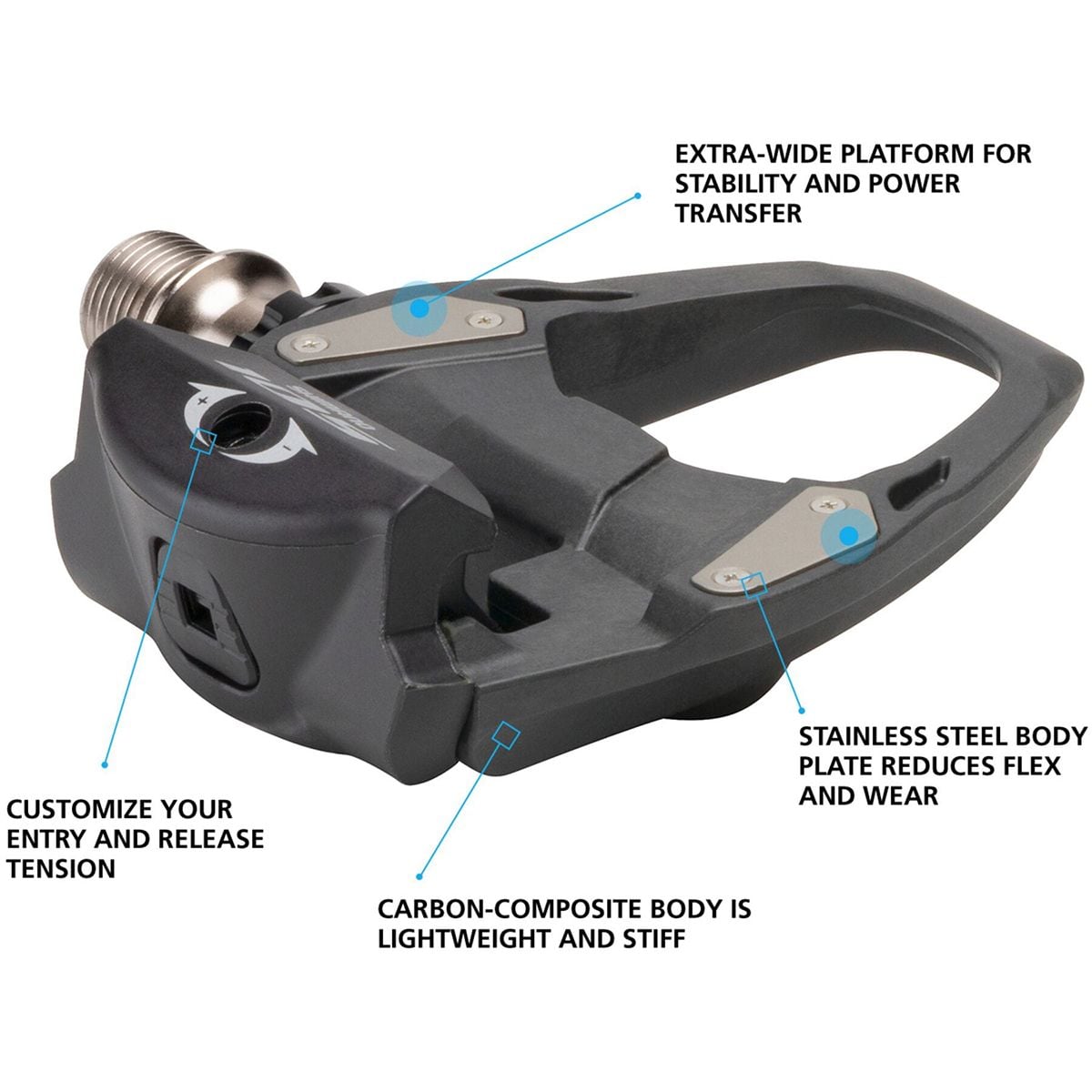 Shimano 105 PD-R7000 105 SPD-SL Road pedals, carbon
