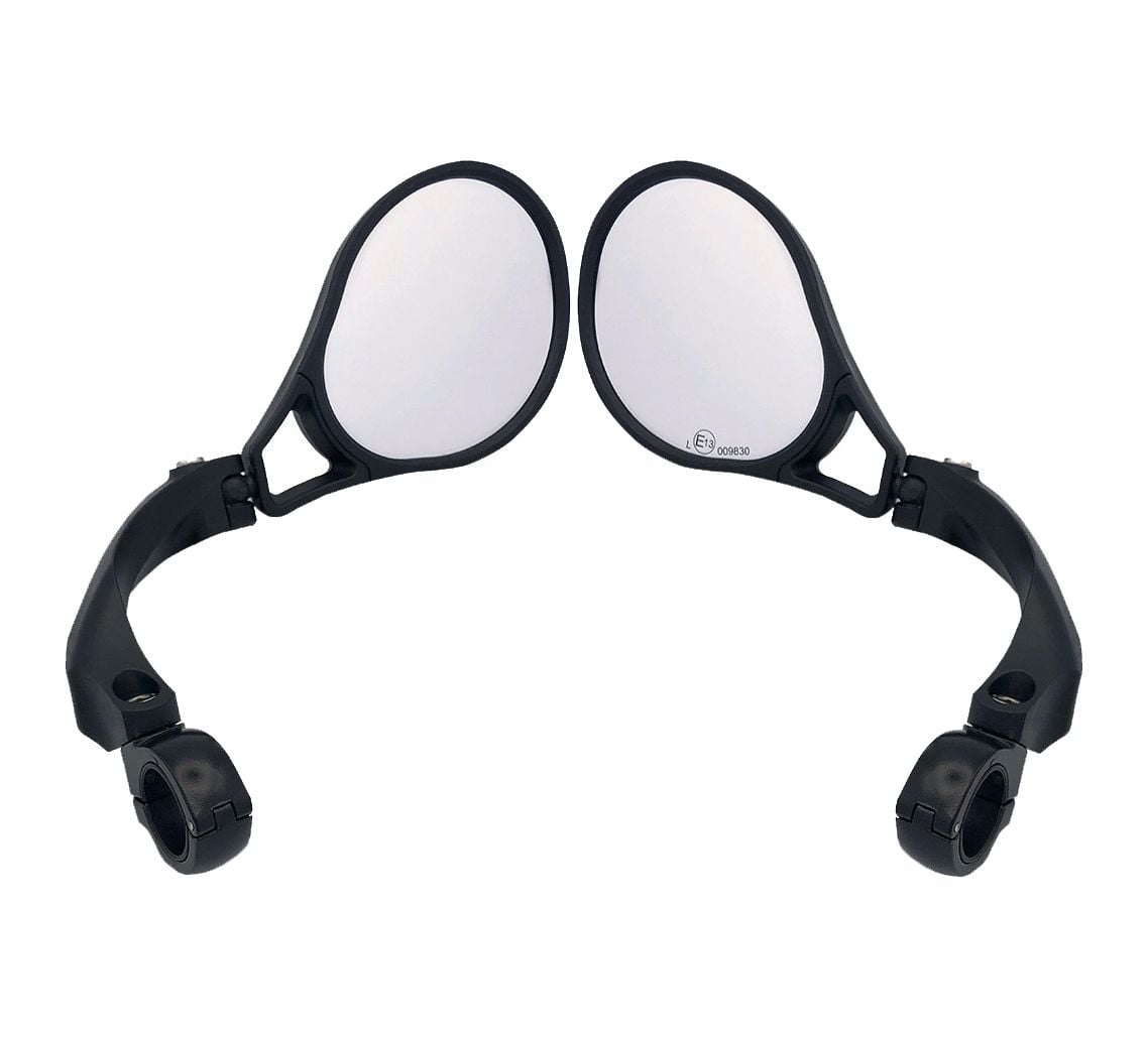 M Part E-bike E13 approved mirror, adjustable, right handlebar clamp fitting