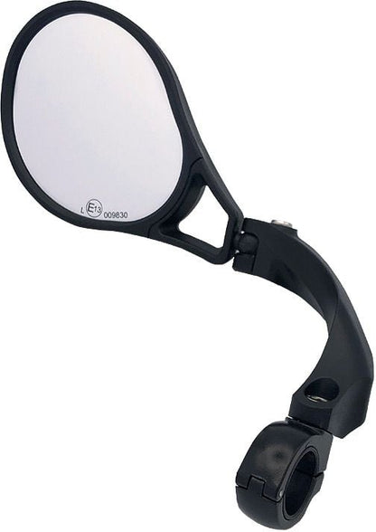 M Part E-bike E13 approved mirror, adjustable, right handlebar clamp fitting