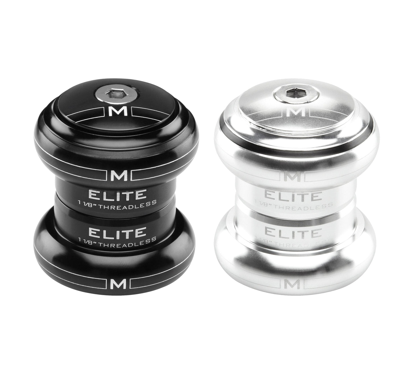 M Part Elite Headset 1-1/8" Threadless Silver EC34/28.6 EC34/30