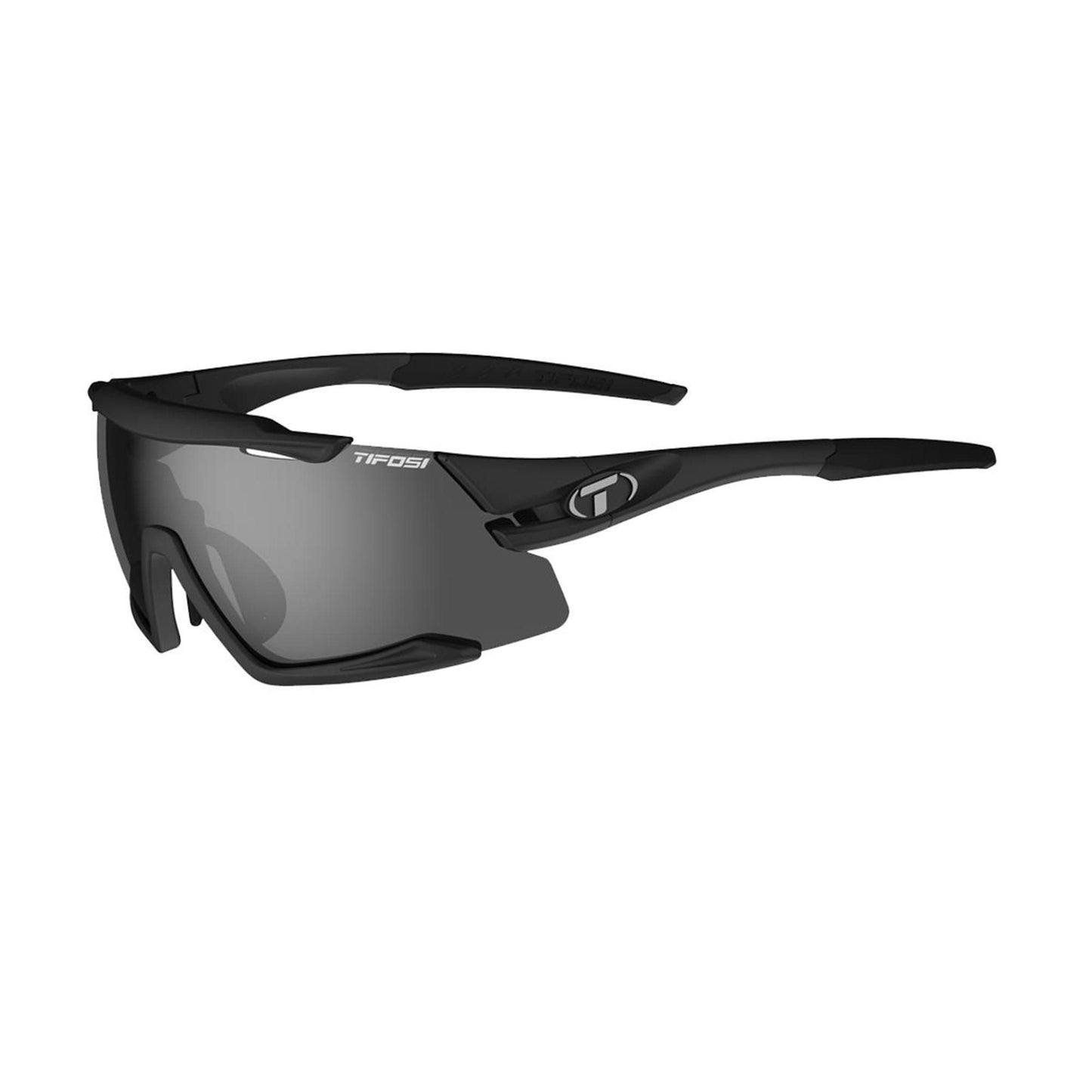 Tifosi Aethon Interchangeable Lens Sunglasses 2019: Matte Black