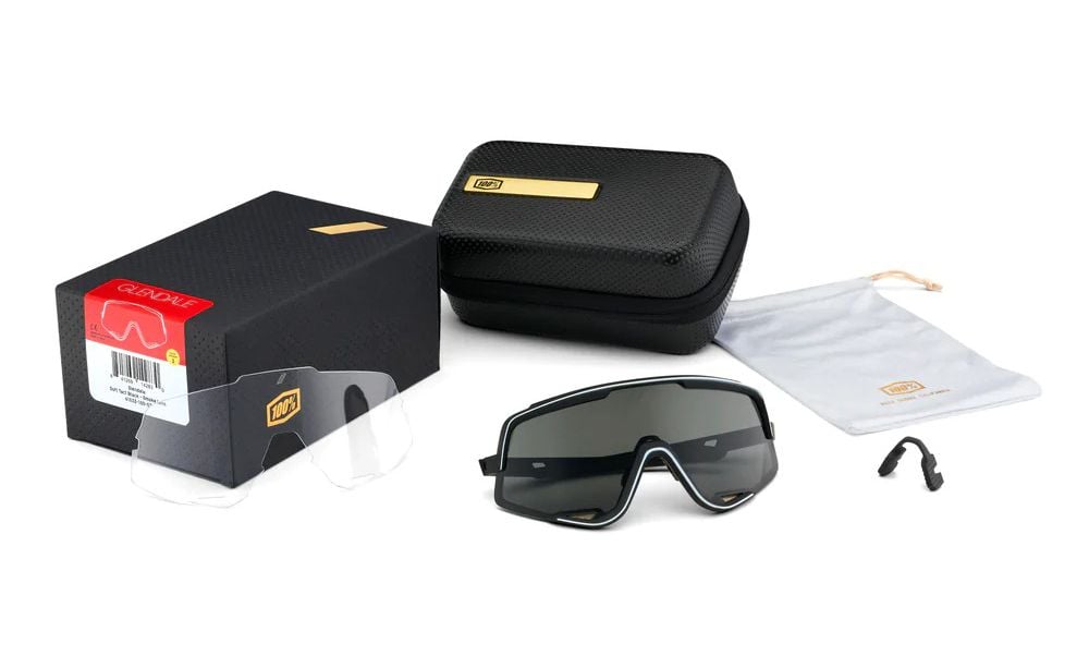 100% Glendale Sunglasses Translucent Lavender/hiper Lavender Mirror Lens