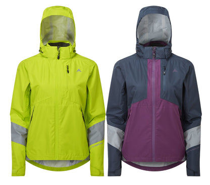 Altura Nightvision Typhoon Women's Waterproof Jacket 2022: NAVY/PURPLE