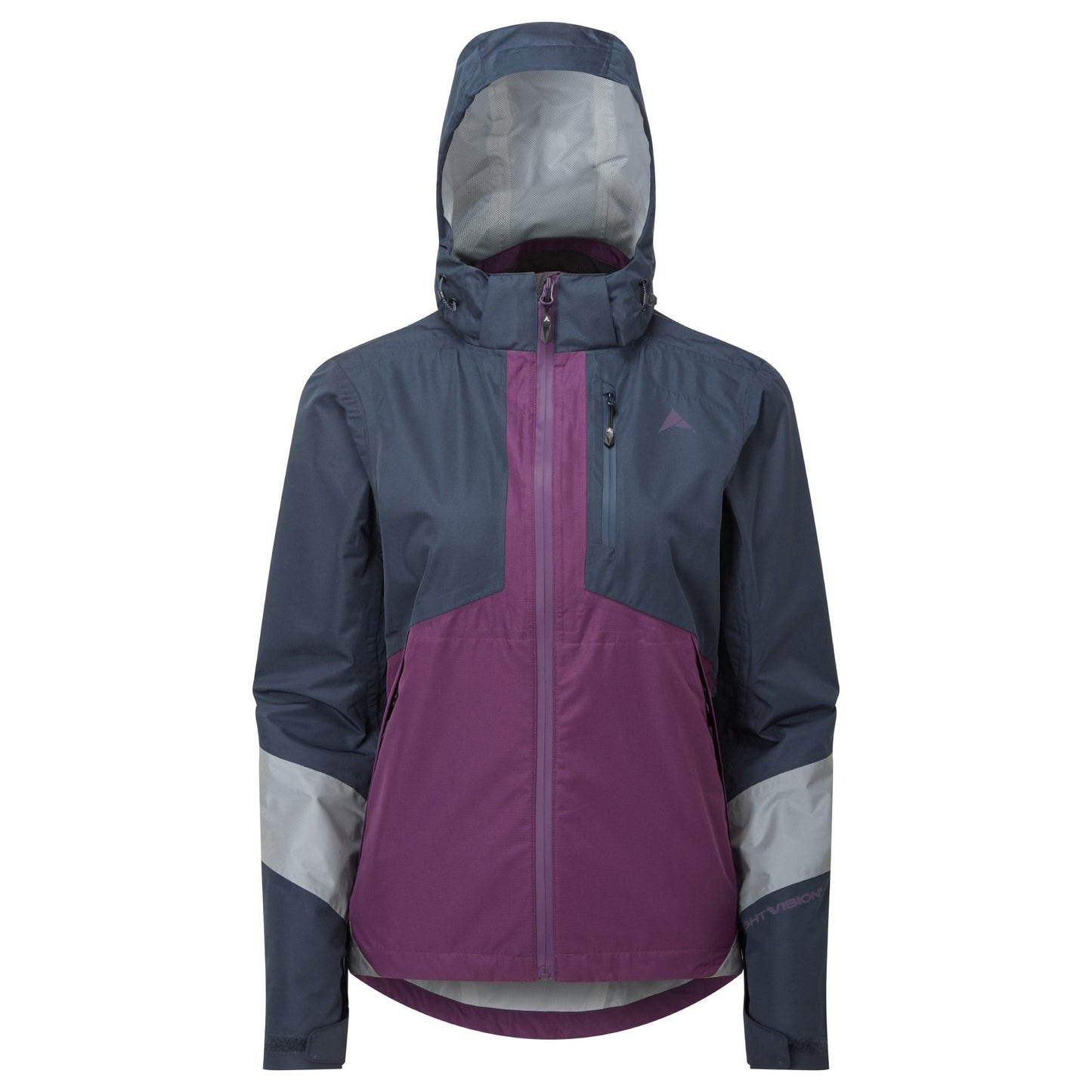 Altura Nightvision Typhoon Women's Waterproof Jacket 2022: NAVY/PURPLE