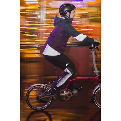 Altura Nightvision Typhoon Women's Waterproof Jacket 2022: NAVY/PURPLE