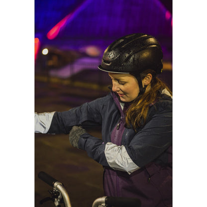 Altura Nightvision Typhoon Women's Waterproof Jacket 2022: NAVY/PURPLE