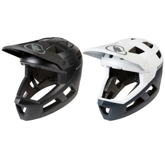 Endura SingleTrack Full Face Helmet: Black - L-XL