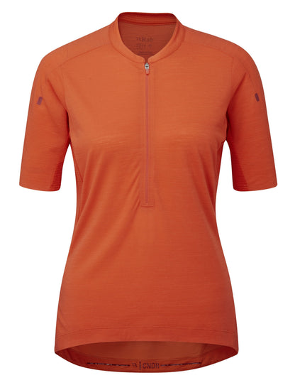 Rab Womens Cindercrino Zip Tee