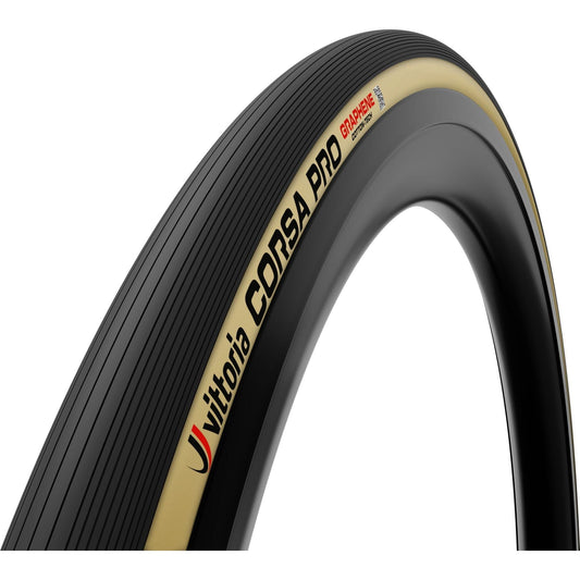 Vittoria Corsa Pro 23-28" Black Tan G2.0 Tubular Tyre