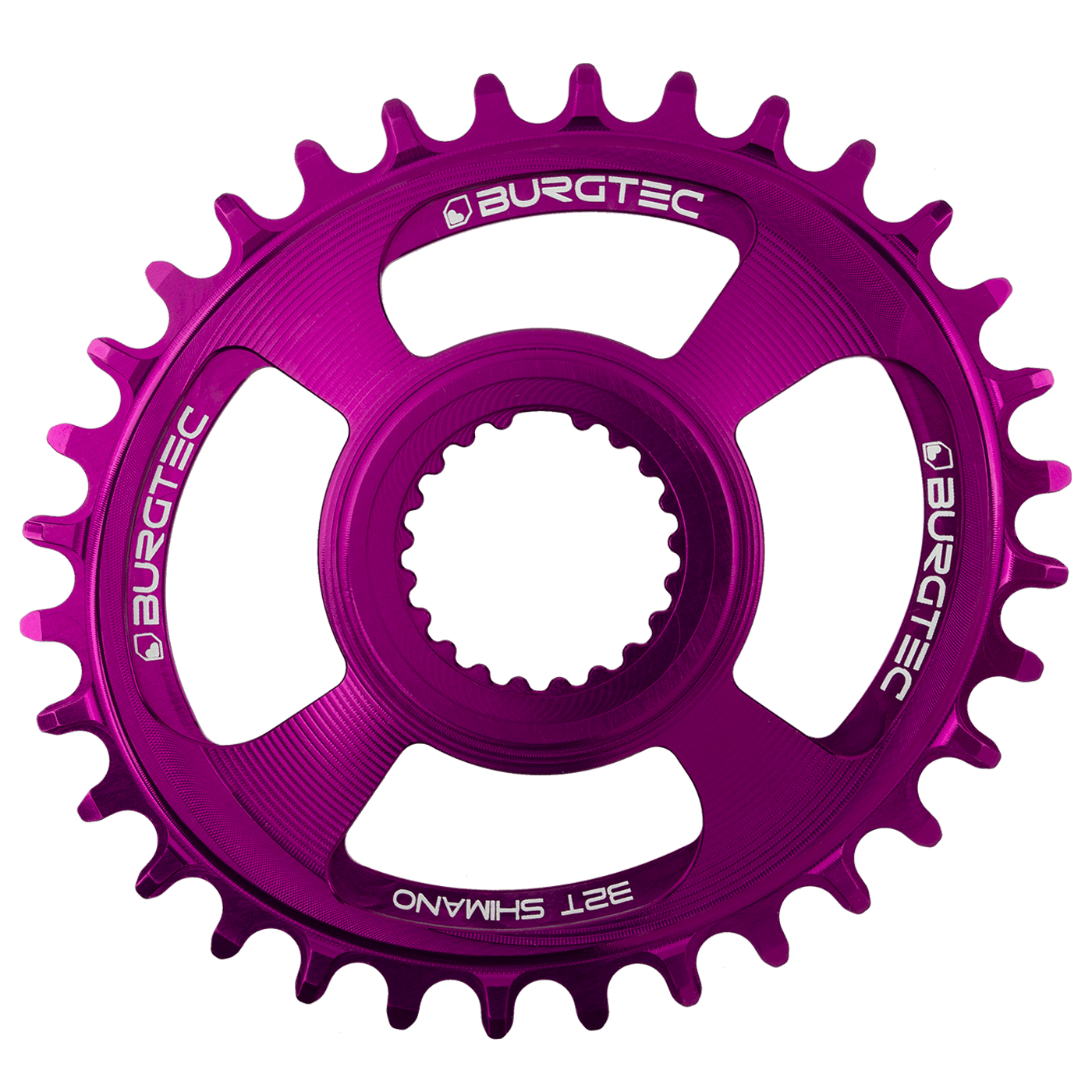 Burgtec Oval Thick Thin Chainring for Shimano Direct Mount — view 10
