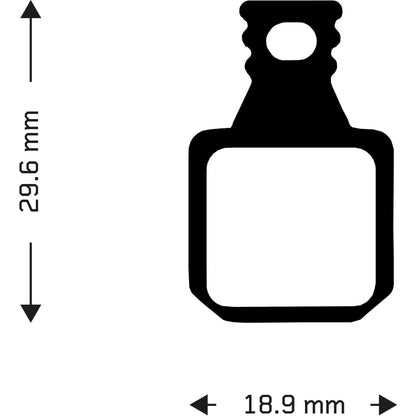 Aztec Organic Disc Brake Pads for Magura MT5 / MT7 (2 Pairs)