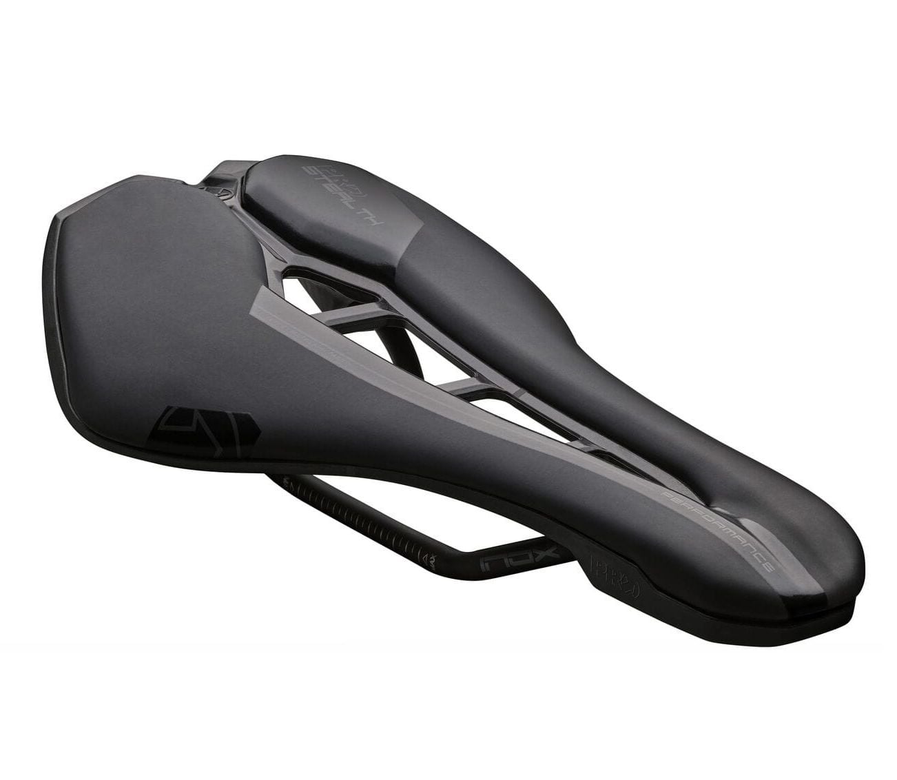 PRO Stealth Performance Saddle, Stainless Rails, 152mm, Anatomic Fit