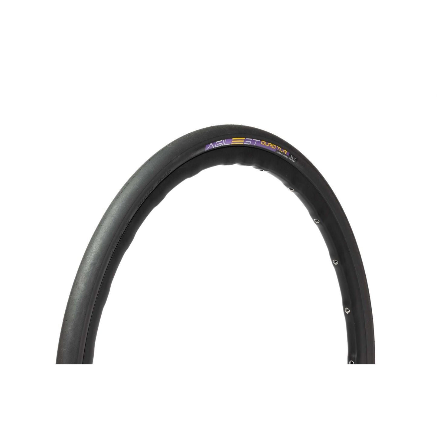 Panaracer Agilest Duro TLR Folding Road Tyre: BLACK/