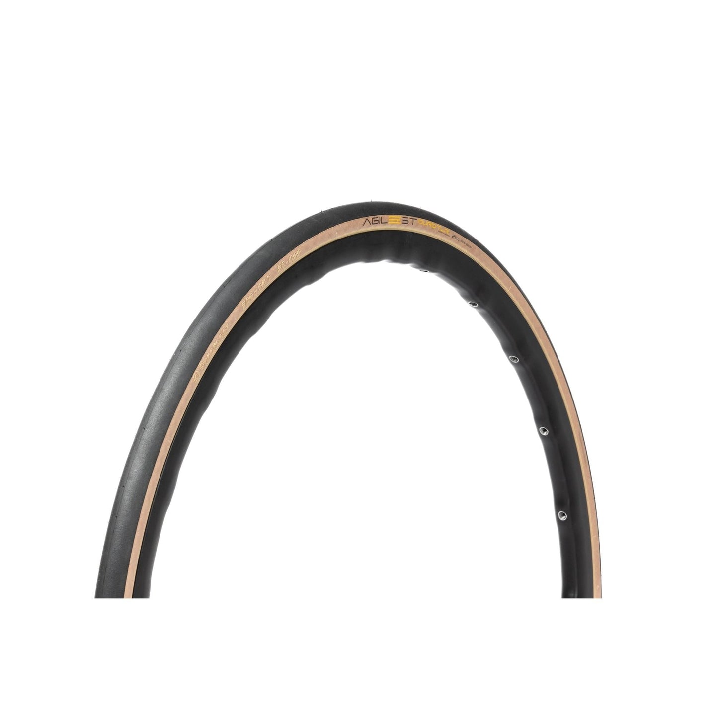 Panaracer Agilest Duro TLR Folding Road Tyre: BLACK/