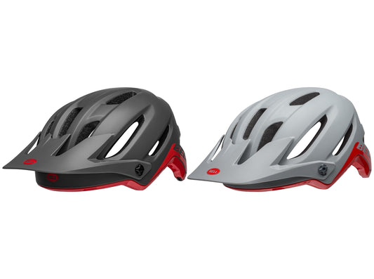 Bell 4Forty Helmet - Large - Matte/Gloss Grey/Red