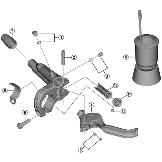 Shimano Spares BL-M785 clamp bolt