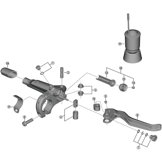 Shimano Spares BL-T785 adjust boss and sleeve