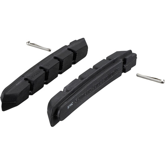 Shimano S70C V-brake cartridge pad insert, alloy rims, pair