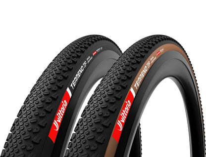 Vittoria Terreno T50 Mixed 700x45c Gravel Endurance Full Black G2.0 Tubeless Ready Tyre