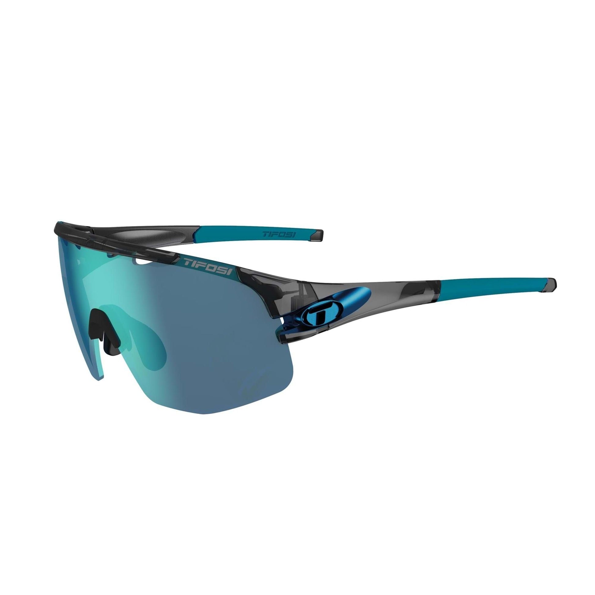 Tifosi Sledge Lite Interchangeable Lens Sunglasses 2021: Crystal
