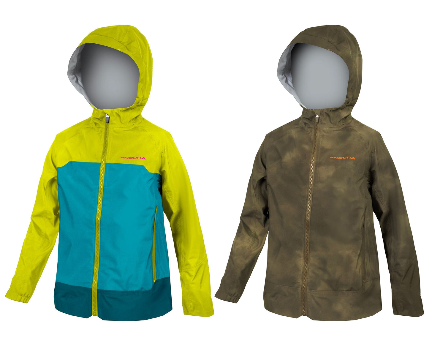 Endura Mt500 Junior Kids Jacket - 9-10 Years - Lime Green