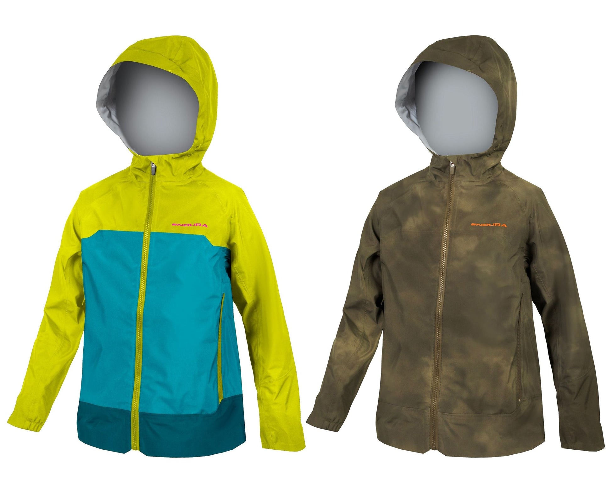 Endura Mt500 Junior Kids Jacket - 9-10 Years - Lime Green