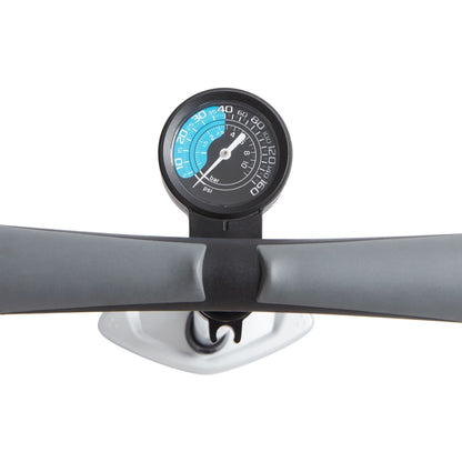 M Part Mini Floor Pump with Dial Gauge