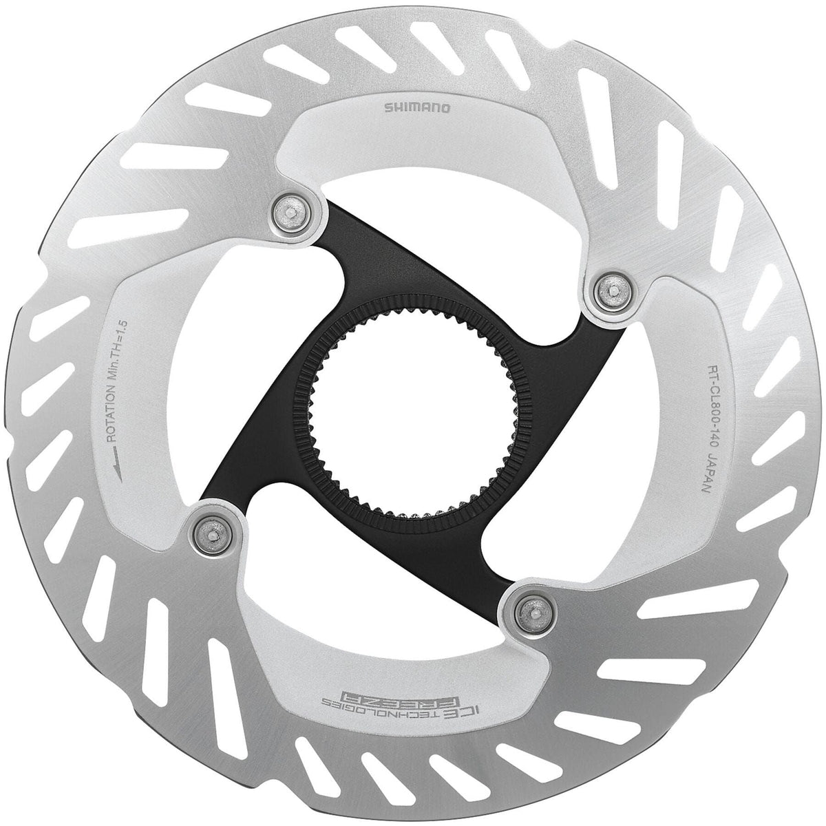 Shimano Ultegra RT-CL800 Ice Tech FREEZA rotor with internal lockring, 160 mm