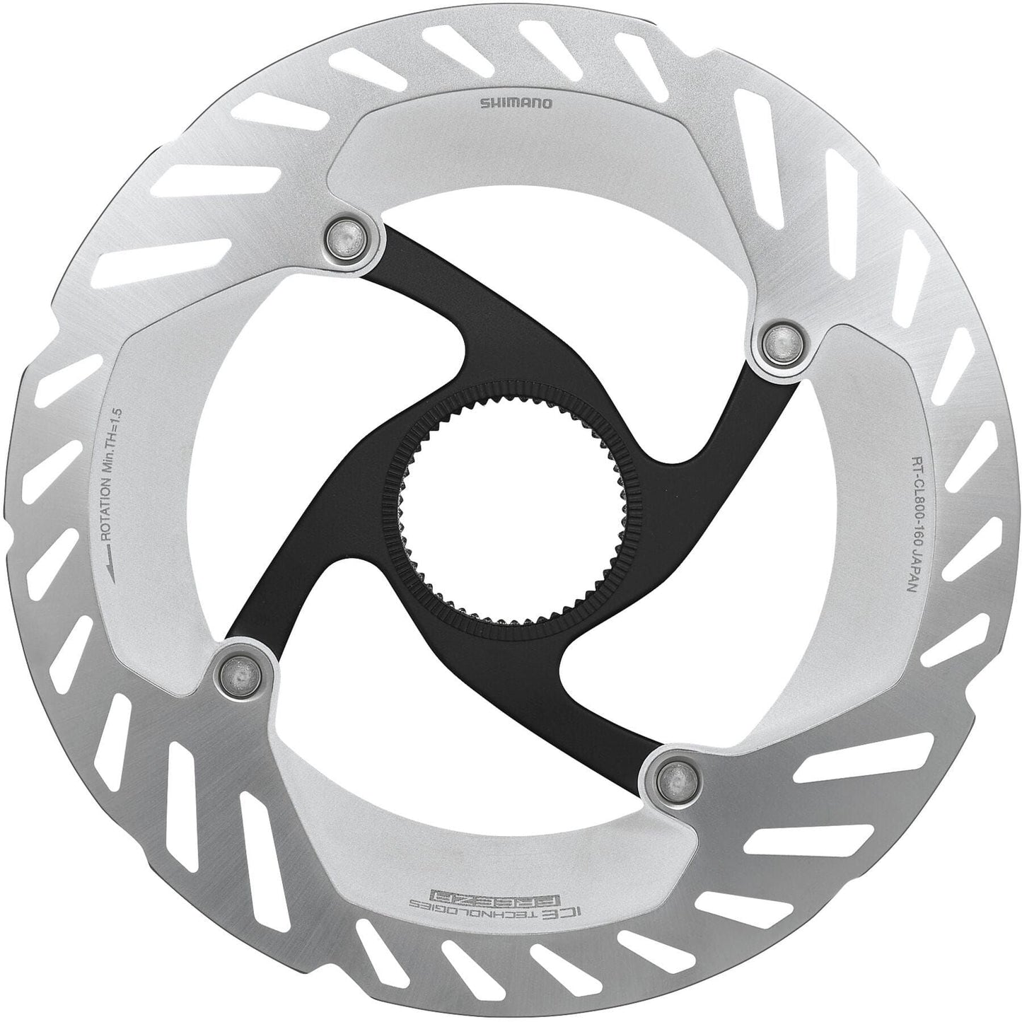 Shimano Ultegra RT-CL800 Ice Tech FREEZA rotor with internal lockring, 140 mm