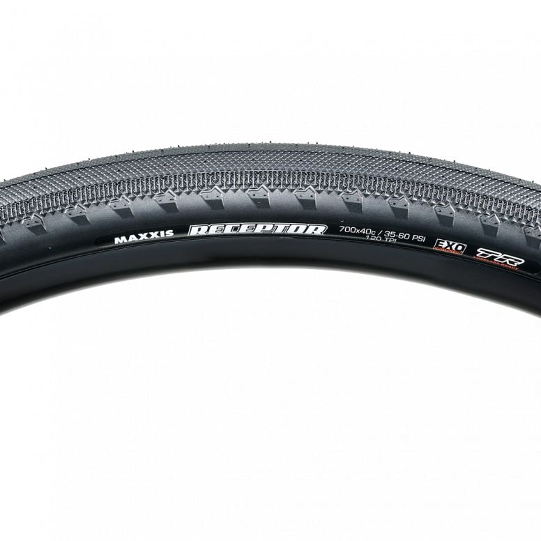 Maxxis Receptor 700 x 40C 120 TPI Folding Dual Compound EXO Tubeless Tyre