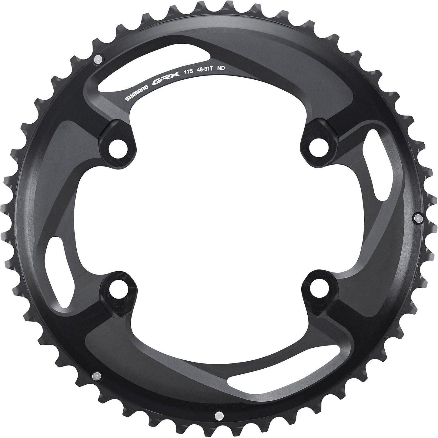 Shimano GRX FC-RX810-2 GRX 11 speed double outer chainring 48T-ND, for 48-31T