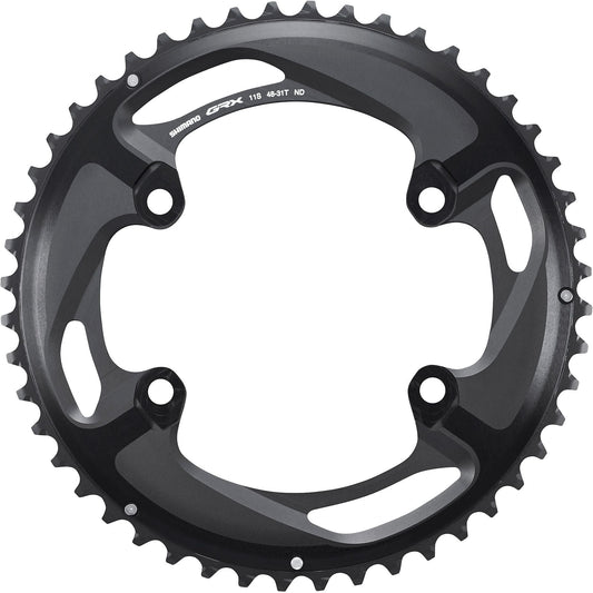 Shimano GRX FC-RX810-2 GRX 11 speed double outer chainring 48T-ND, for 48-31T